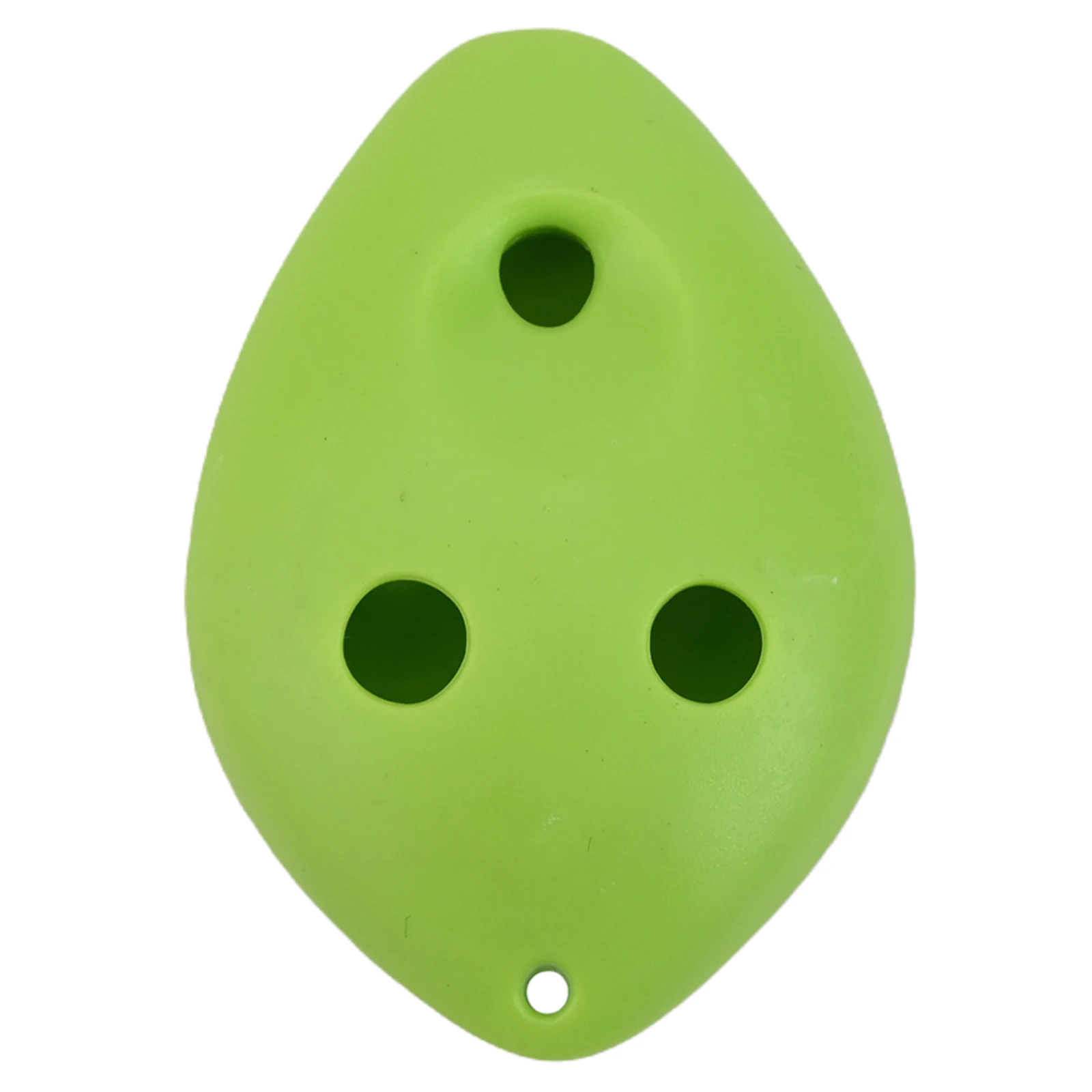 Plastic 6 Hole Ocarina in C Key Soprano Model with Sensitive Sound Holes and Compact Lanyard Hole for Portability
