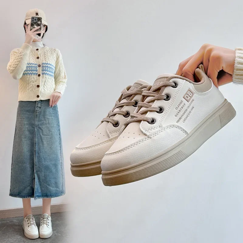 

Новая женская обувь, весенняя обувь с подъемом на толстой подошве, спортивная женская уличная обувь для отдыха