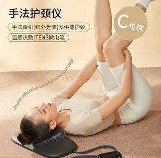 Cervical traction massager shoulder and neck massage pillow dredging corrector neck and neck massager