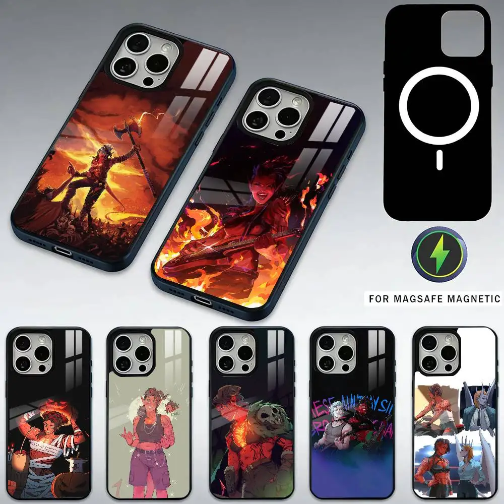 

Game K-Karlach Baldurs-s G-Gate 3 Phone Case For iPhone17,16,15,14,13,12,11 Plus,Pro Max Magnetic For Magsafe Wireless Charging