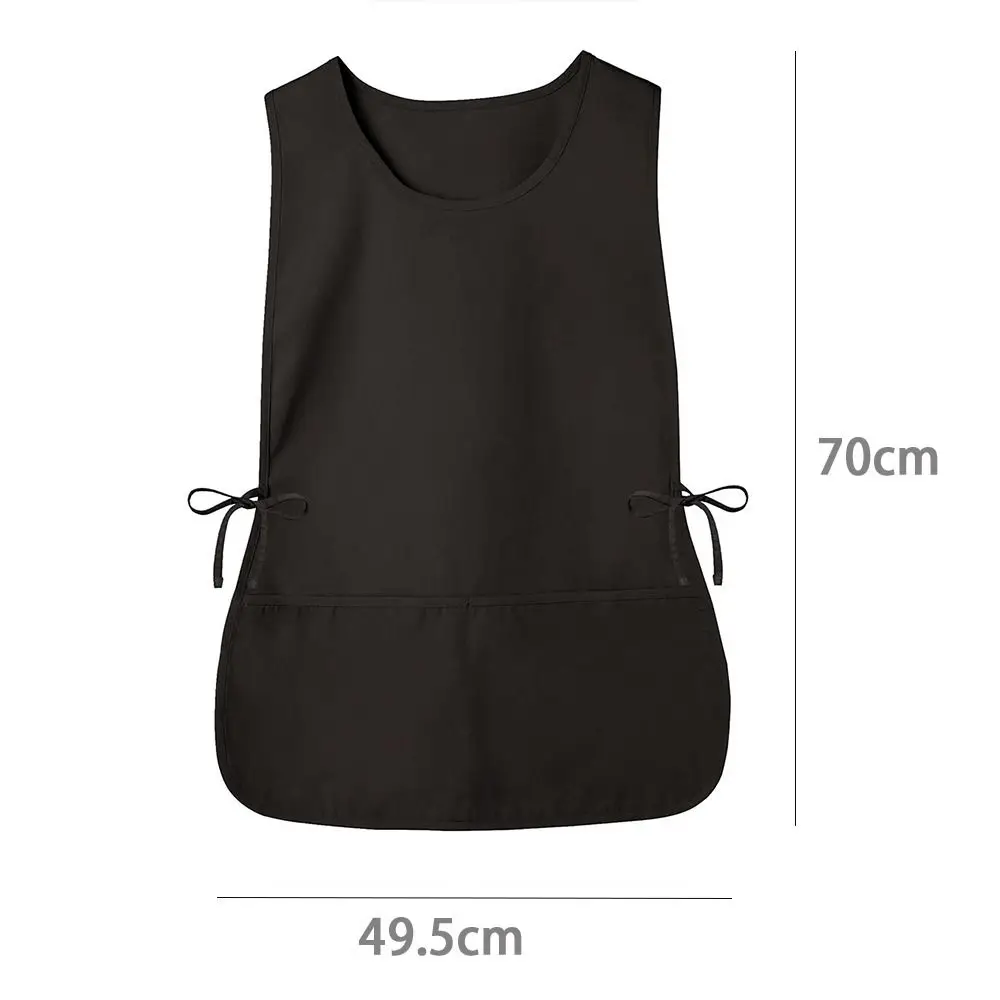 Shoemaker Vest Men\'s Apron Thickened Polyester Chef Pocket Maid Sleeveless Art Breathable and Comfortable Vests Apron