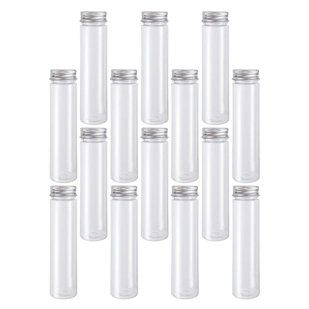 

30pcs y Tubes Bath Salt Tube Clear Transparent Storage Bottles for Liquids Beads Bath Salt Reusable Sealed Plastic