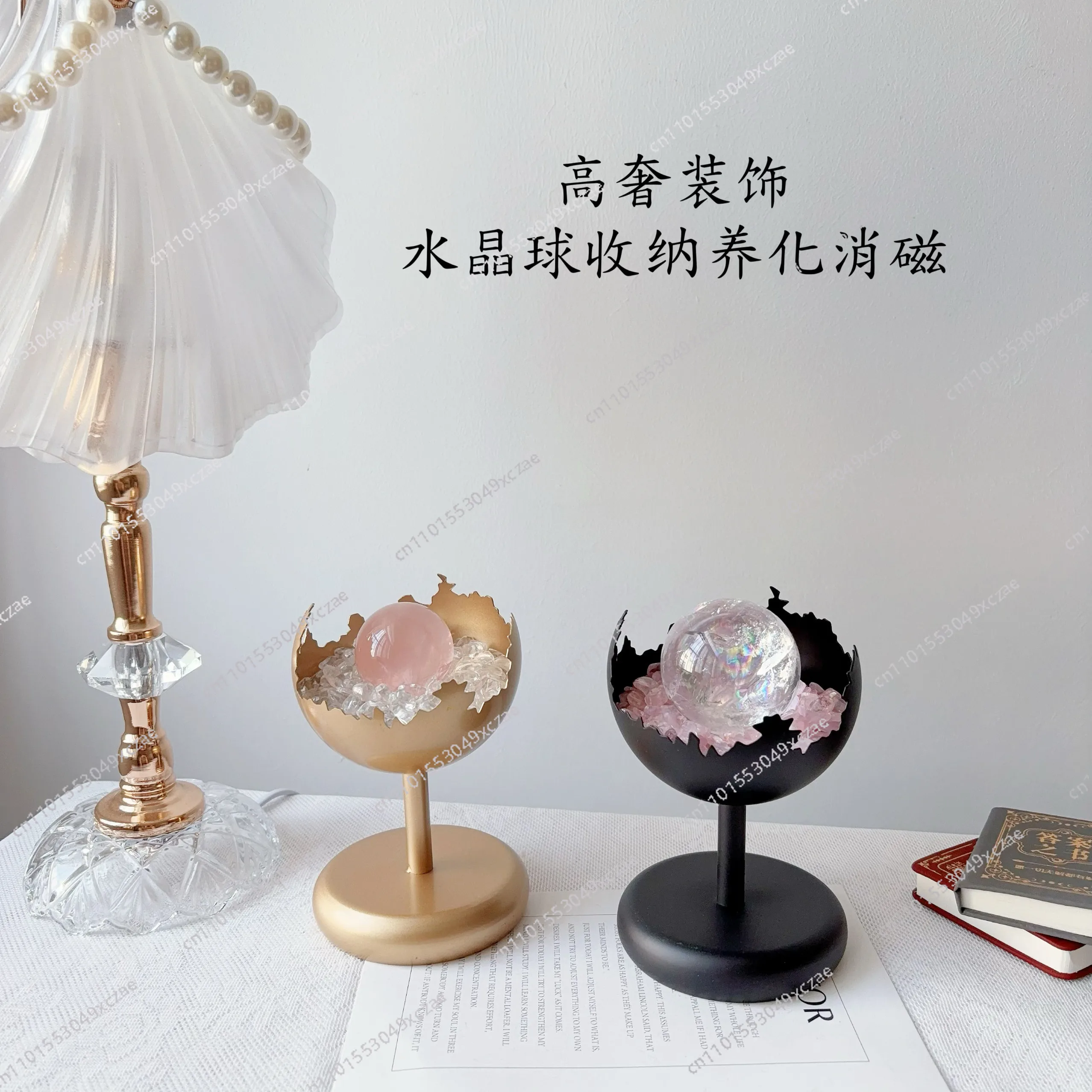 

Подставка для хранения и дегаузгирования кристаллов H15.4 R10CM: основание для хрустальных шаров, держатель для браслетов из грубого камня, кристаллический гравий, высококачественная подставка для хрустальных шаров.