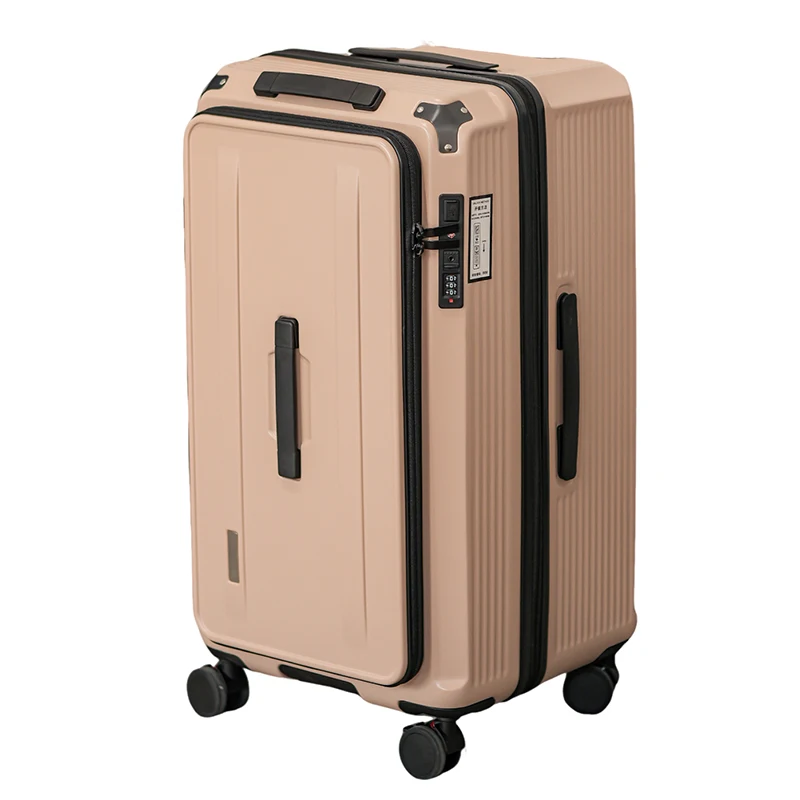 

Side-Opening Expandable Suitcase Unisex 36-Inch Large Capacity Travel Luggage Five-Wheel Trolley Case 20-Inch Carry-On Suitcase
