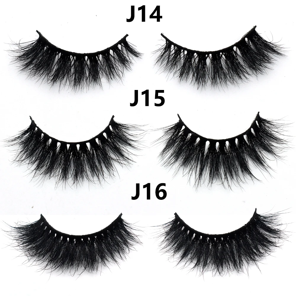 FOXESJI 3D Nerz-Wimpern Flauschige Hochvolumige Wimpernverlängerung Natürliche Zarte Volle Nerz-Kunstwimpern Großpackung Wimpern-Make-up – Detail 11