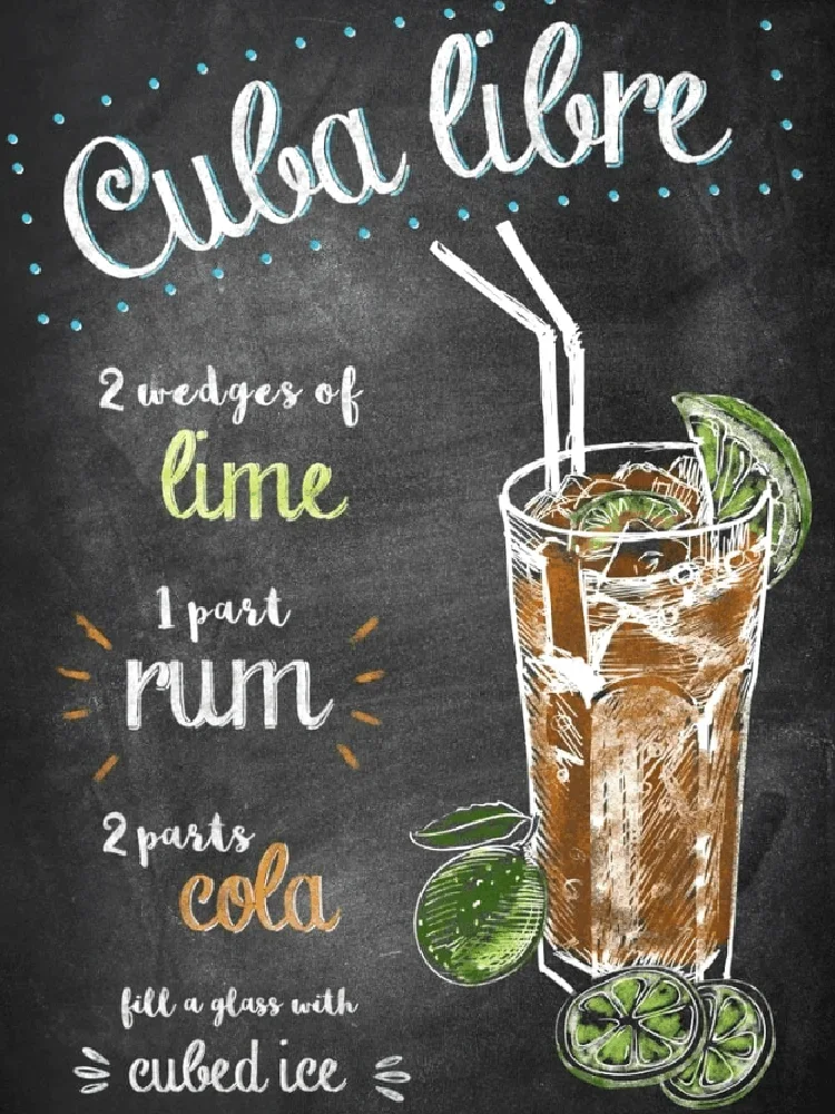 Декор с изображением свободного мира, коктейль, металлическая пластина, винтажные плакаты, настенное художественное украшение для бара, паба, клуба, мужская пещера, железная краска