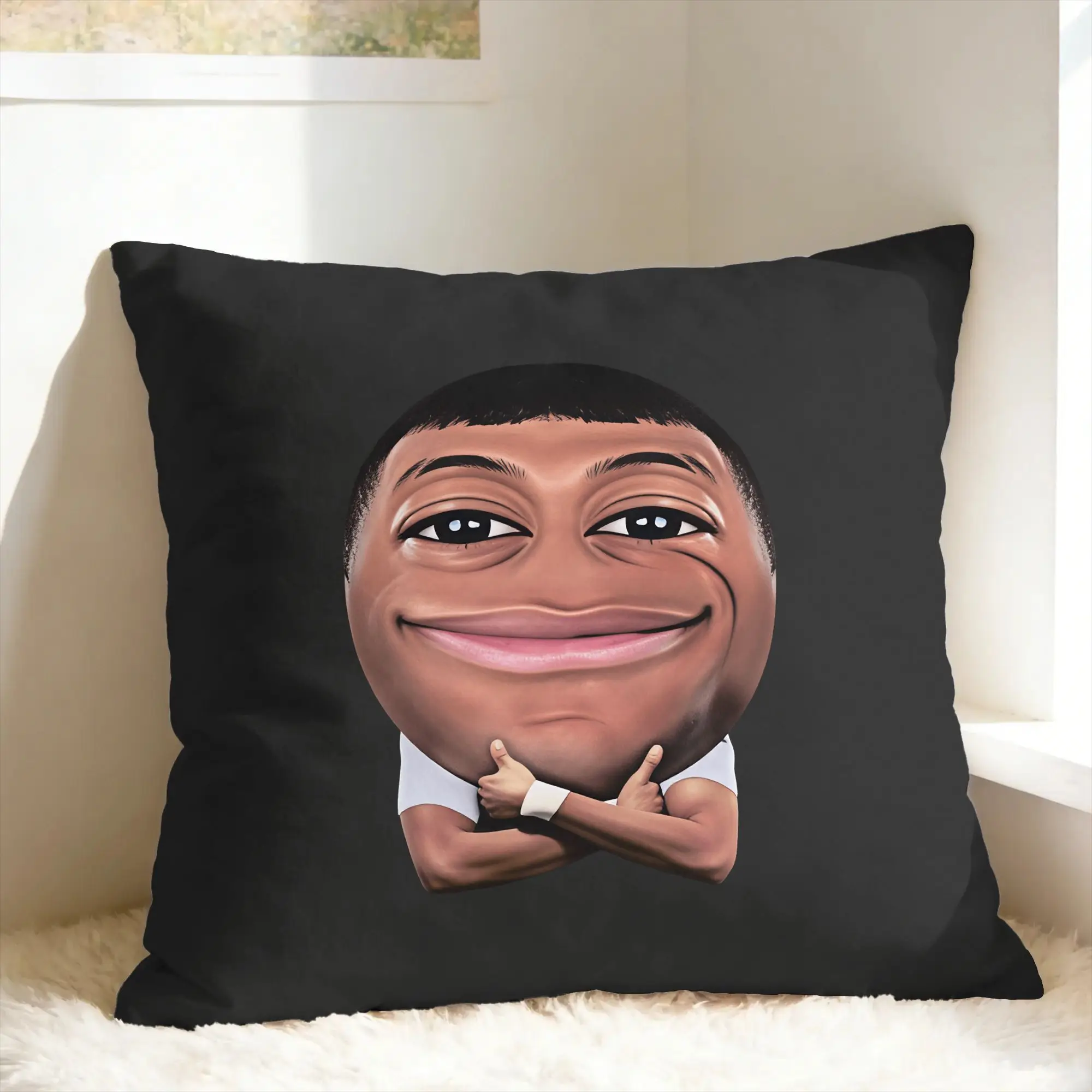 Mbappe Dictador Football Meme Graphic 2026 Pillow Case  Print Pillow Cover Kawaii Pillowcases For Sofa Home Decoration