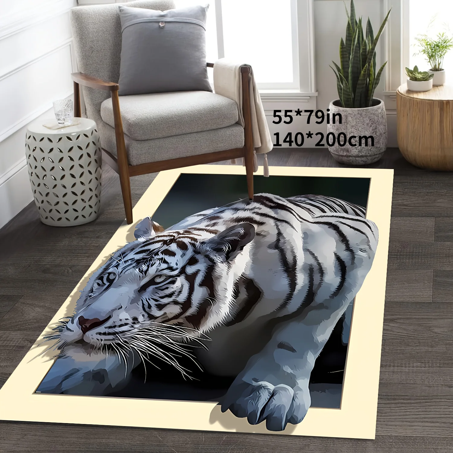 Karpet Bermotif Harimau 3D, De - 3D Printing Commercial Use ulasan dan harga