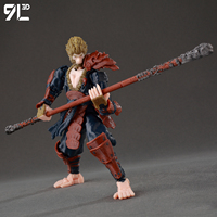 9L3D Lucky13 Figure Dummy13 T13 Anime Action Wukong Cloud Ride Model Black Myth Inspired Flying Stand Decor Desk Collection Toys