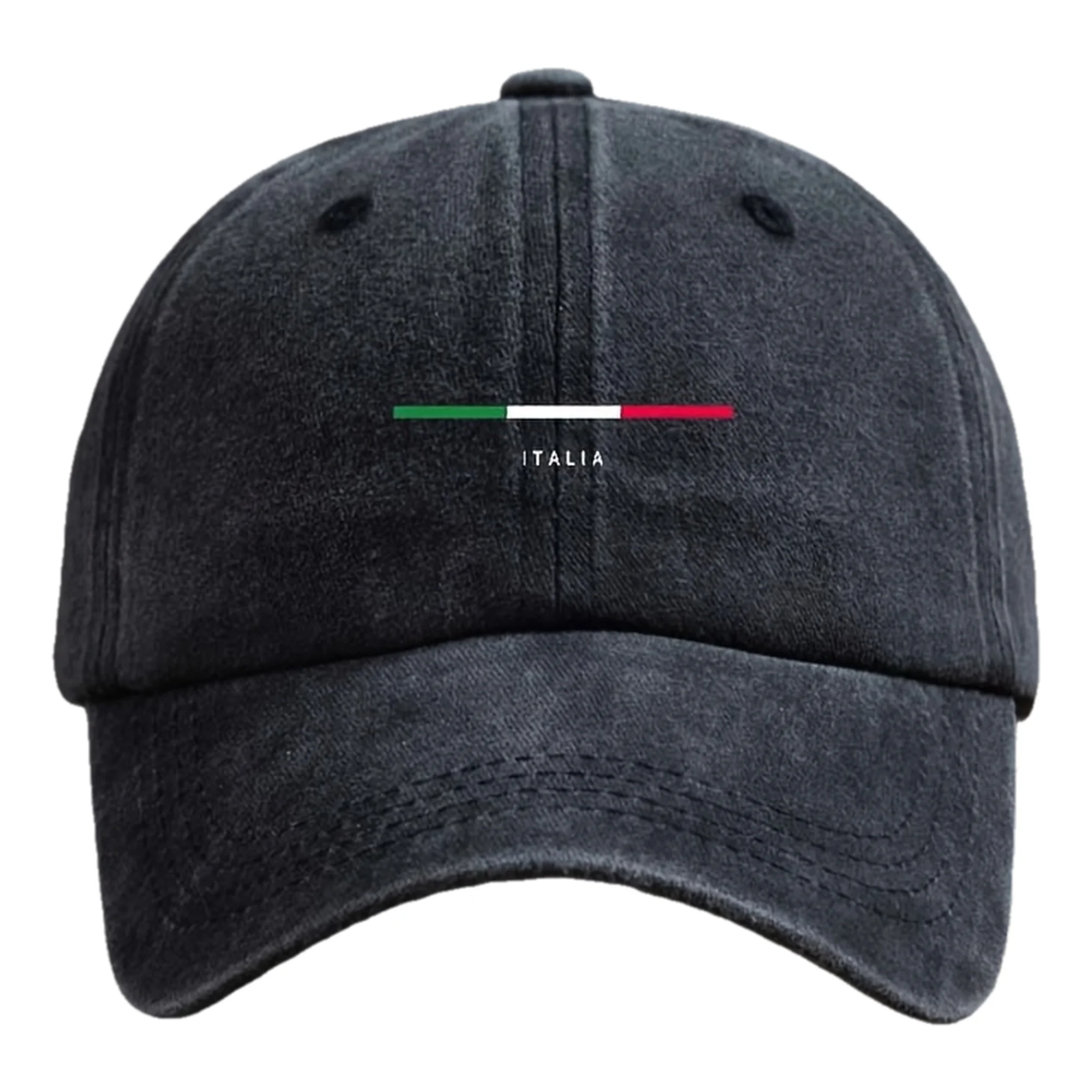 

A Stylish Italian Letter Print Baseball Cap, a Versatile Outdoor Casual Fishing Hat, a Sun-protection Duckbill Cap, and an Outin