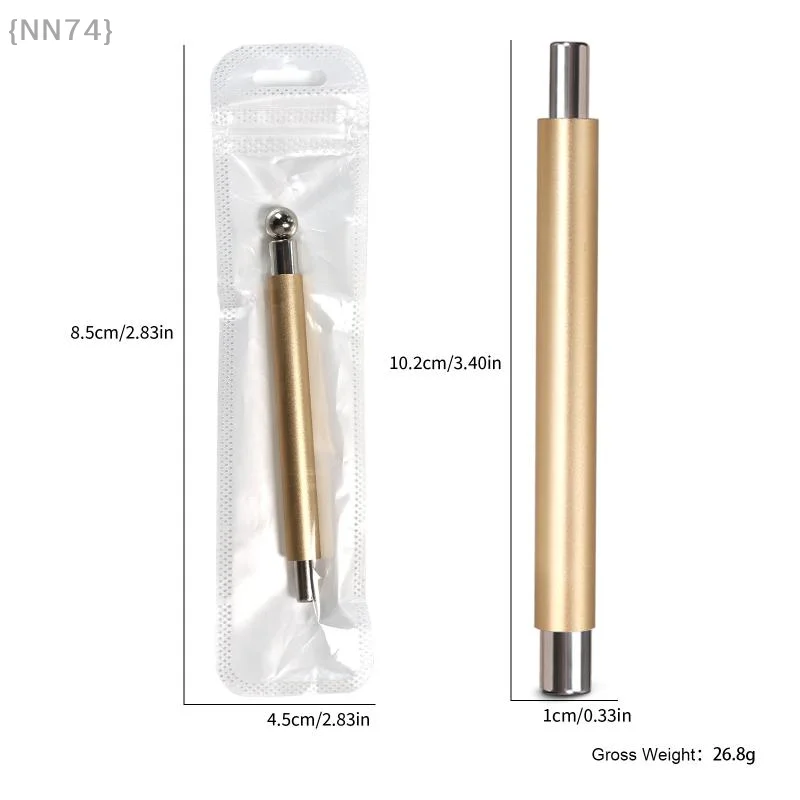 더블 엔드 캣츠 아이 매니큐어 자석 – 강철 볼이 있는 자석 스틱, 초강력 젤 폴리쉬 자석 펜 도구