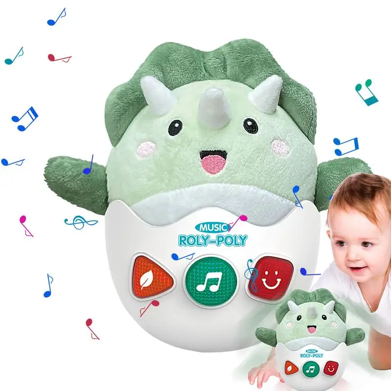 

Plush Musical Toys Toddler Stuffed Dinosaur Toy With Music Comfortable Stuffed Animals Huggable Sleep Soother For Stroller