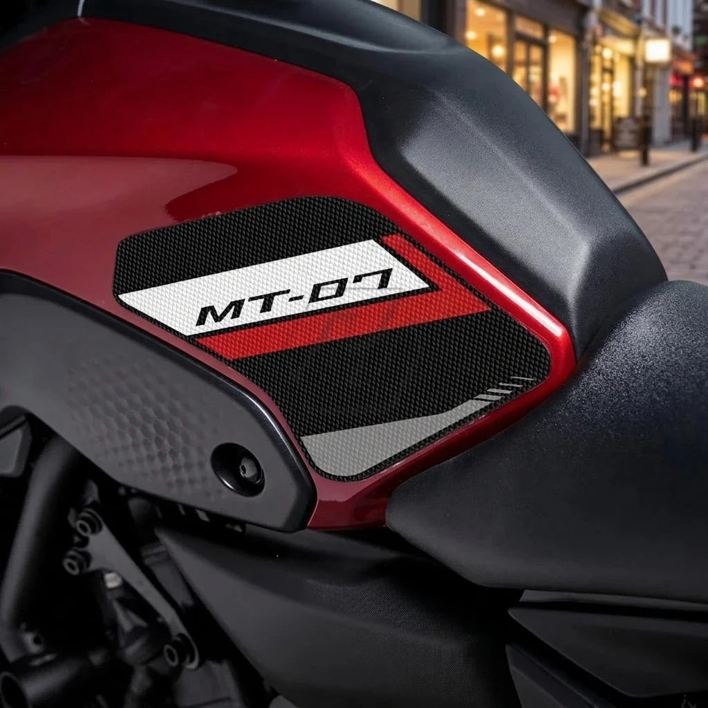 

For Yamaha MT-07 2021-2024 Sticker Motorcycle Side Tank Pad Protection Knee Grip Mat