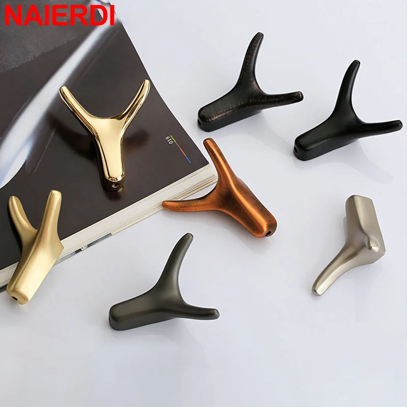 

NAIERDI Wall Hanging Clothes Hook Zinc Alloy Bull Head Wall Hook Storage Racks Kitchen Hardware Key Decorative Wall Hardware