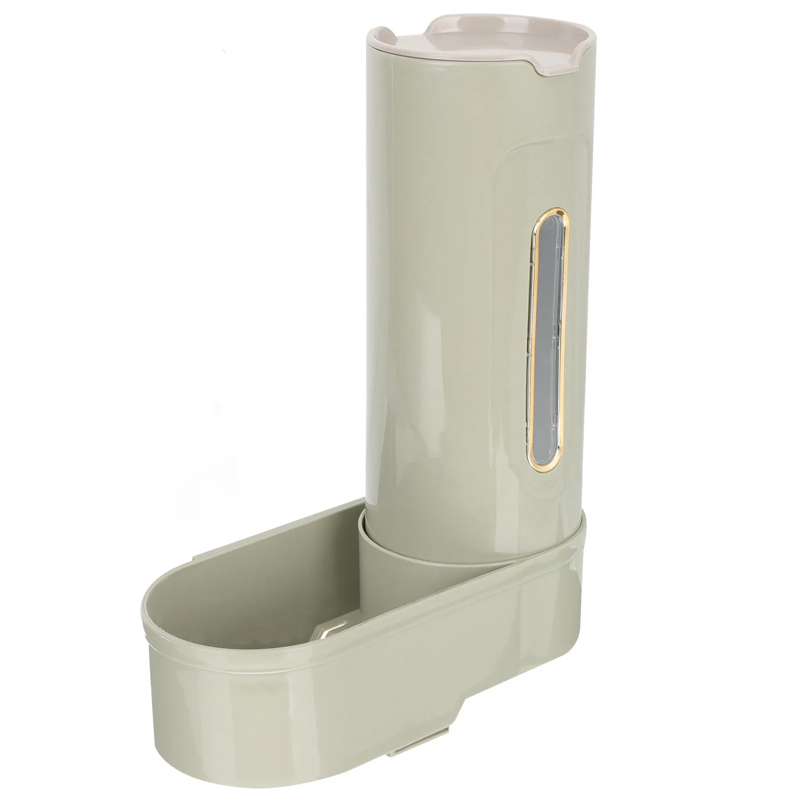 

Plastic Cup Dispenser Wall Mounted for Water Cooler Coffee Maker Green Disposable Paper Holder Storage Solution Cup Rack