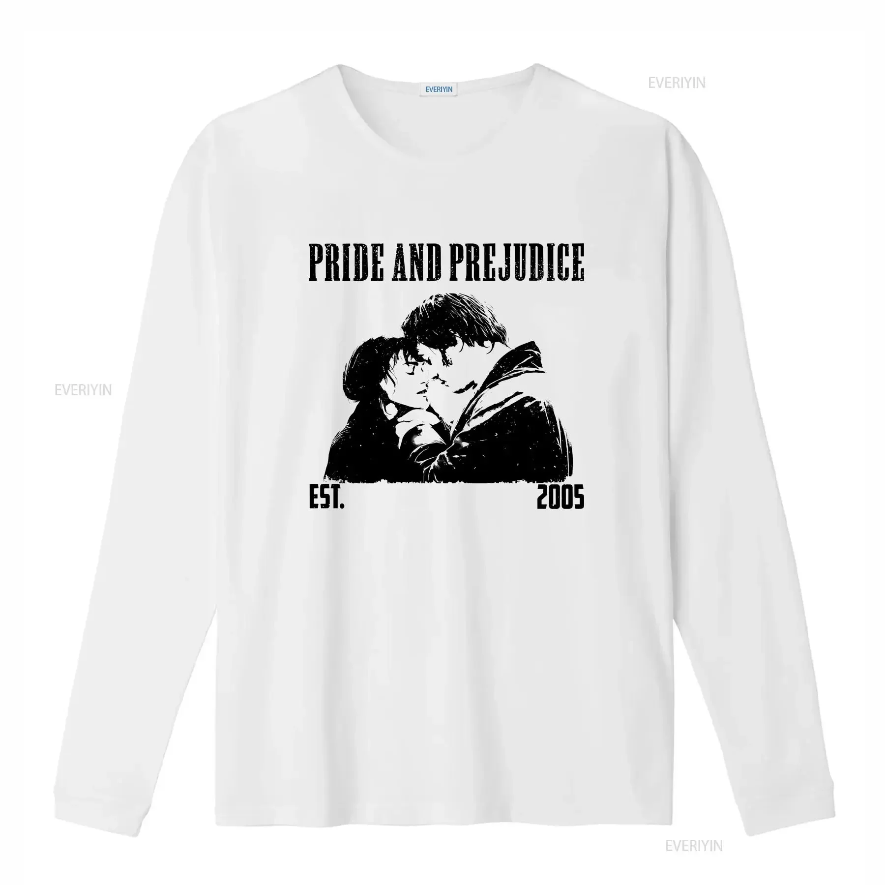 تي شيرت Pride Prejudice وعتيق كلاسيكي كلاسيكي للكريسماس عتيق مغسول ومسامي ومريح ومتعدد الاستخدامات قليلاً