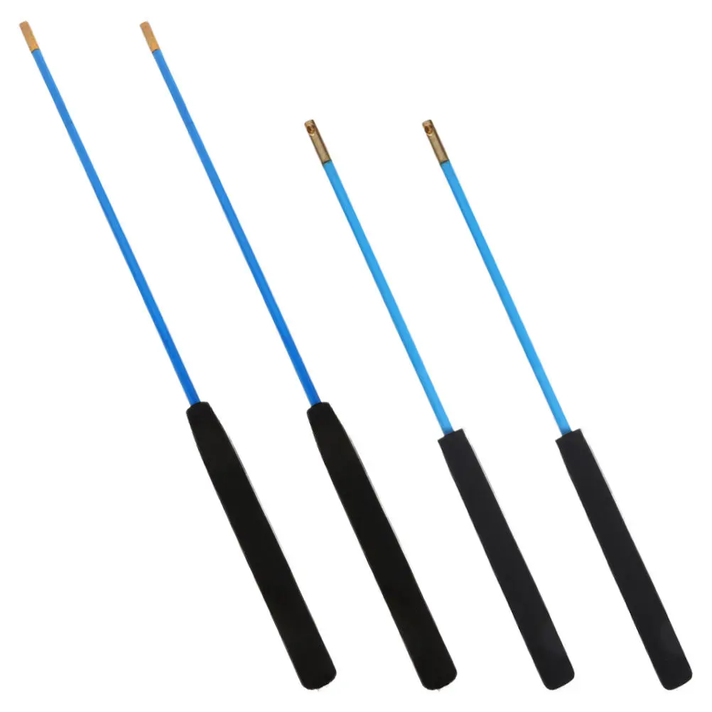 Juego de 2 pares de palos de diabolo para ejercicio físico y salud de personas mayores, con cabezal de cobre, mango antideslizante, para uso en interiores y exteriores, con rodamientos