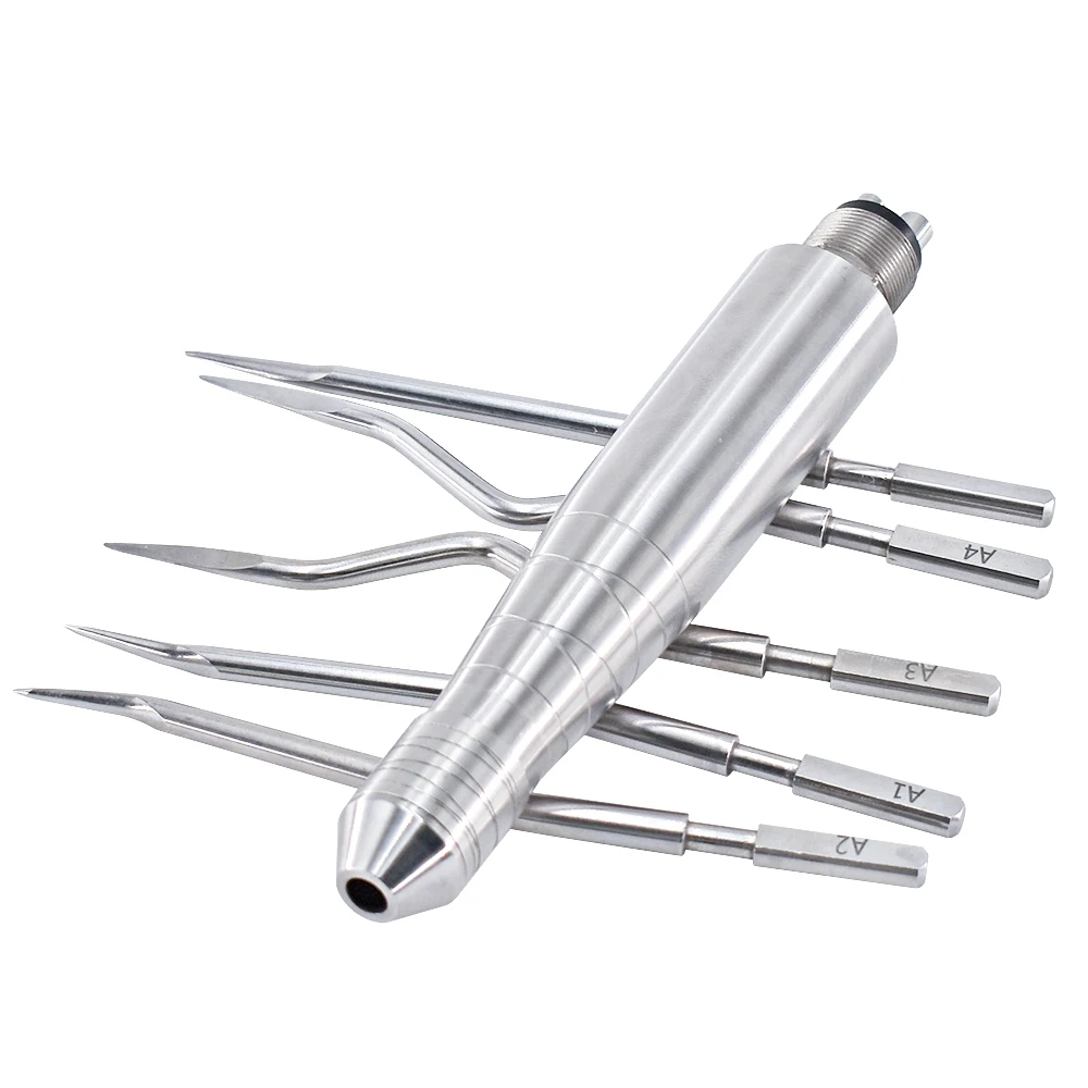Tooth Extraction Dental Surgery Instruments Turbine Pneumatic Elevator Set Tools