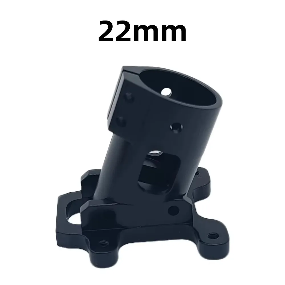 1 peça peças uav multieixo liga de alumínio tubo de carbono conexão pé montagem peças de fixação 16mm 20mm 22mm 25mm preto