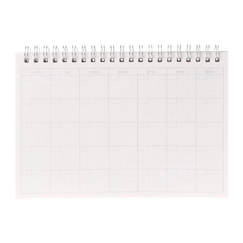 Planner Book Monthly Weekly Daily Agenda Schedule Blank Diary DIY Study Notebook