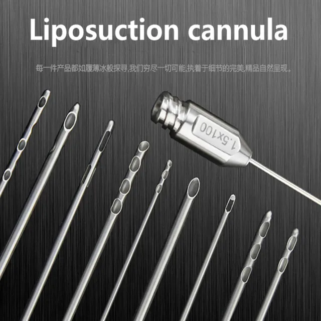 Zestaw do przeszczepu tłuszczu, kaniula do pobierania tłuszczu do komórek macierzystych, kaniula do liposukcji, igła do transferu tłuszczu, aspirator do użytku kosmetycznego
