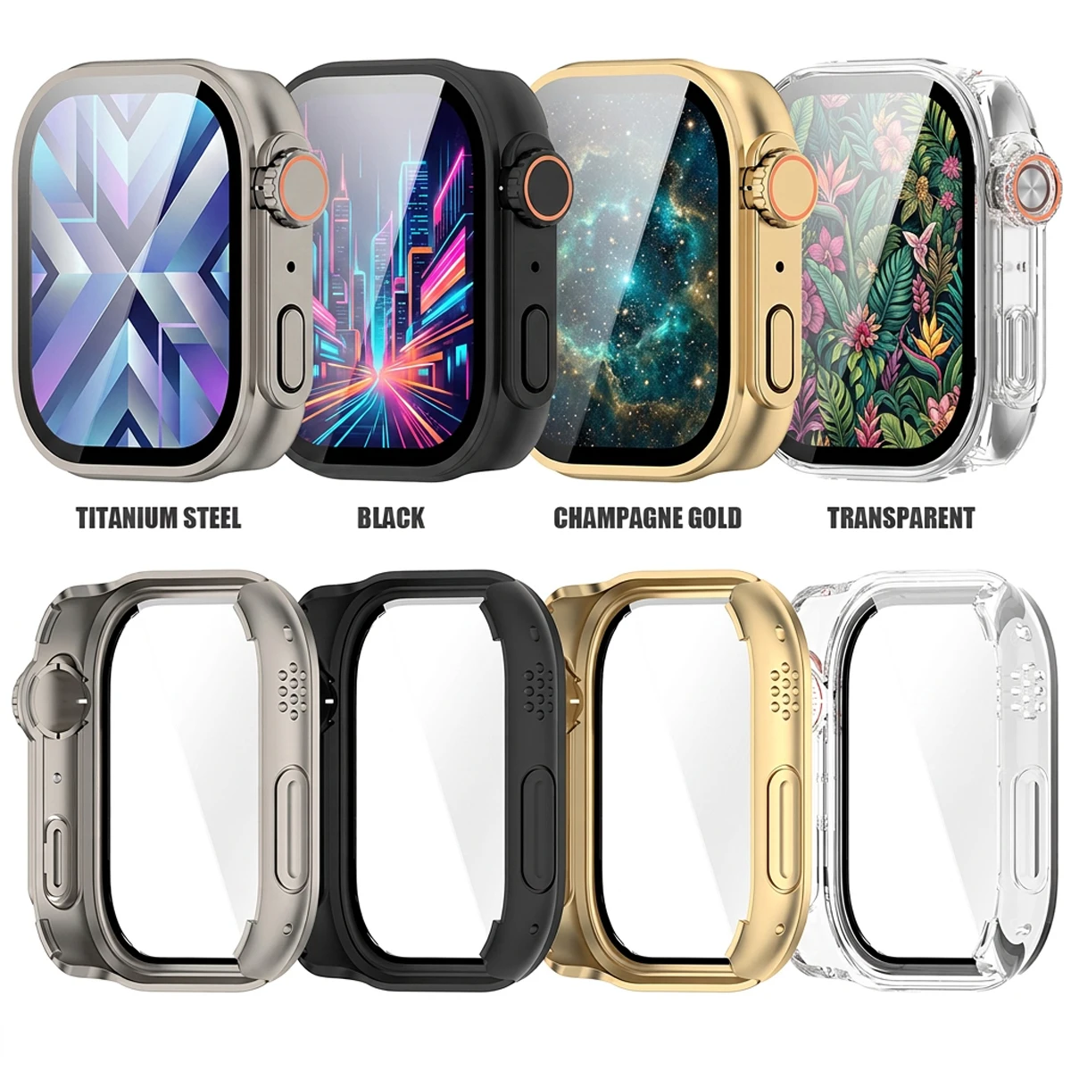 Glas+PC-Gehäuse für Xiaomi Redmi Watch 6, Displayschutzfolie, kratzfeste Folie, Stoßfänger, harte Schutzhülle für Redmi Watch 6 Shell – Detail 2
