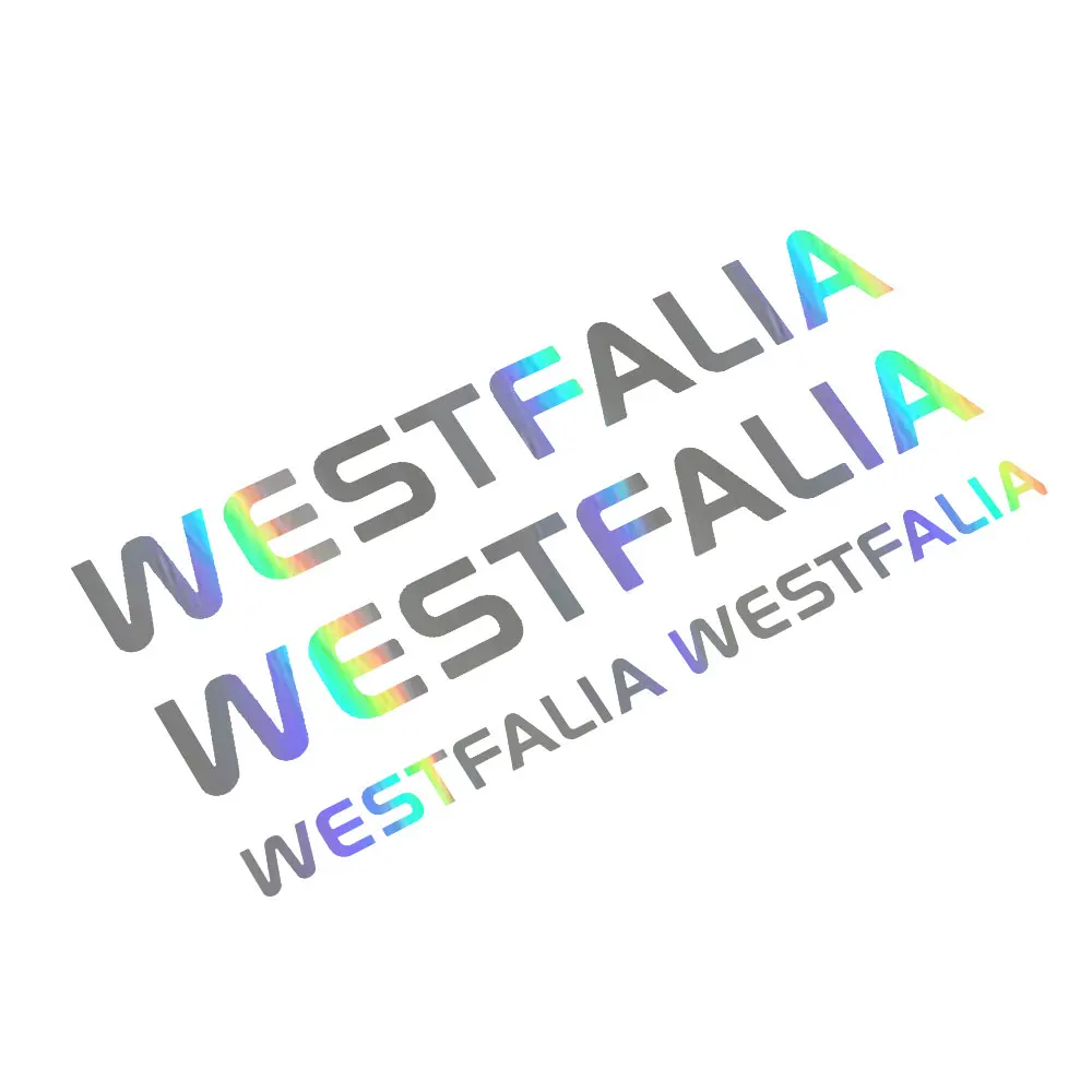 Kit For Westfalia Vinyl Decal RV Campervan Sticker