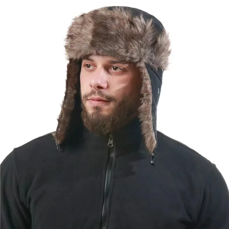 Winter Warm Ear Protection Hat,suitable for Men and Women,bird Catching Ear Mask Hat, Hick Warm Hat,suitable for Outdoor Use