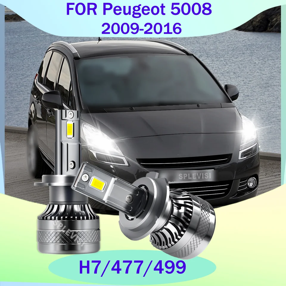 

IP68 100%Brand New Car Light High Lumens Front Headlamp H7 led 6000K For Peugeot 5008 2009 2010 2011 2012 2013 2014 2015 2016