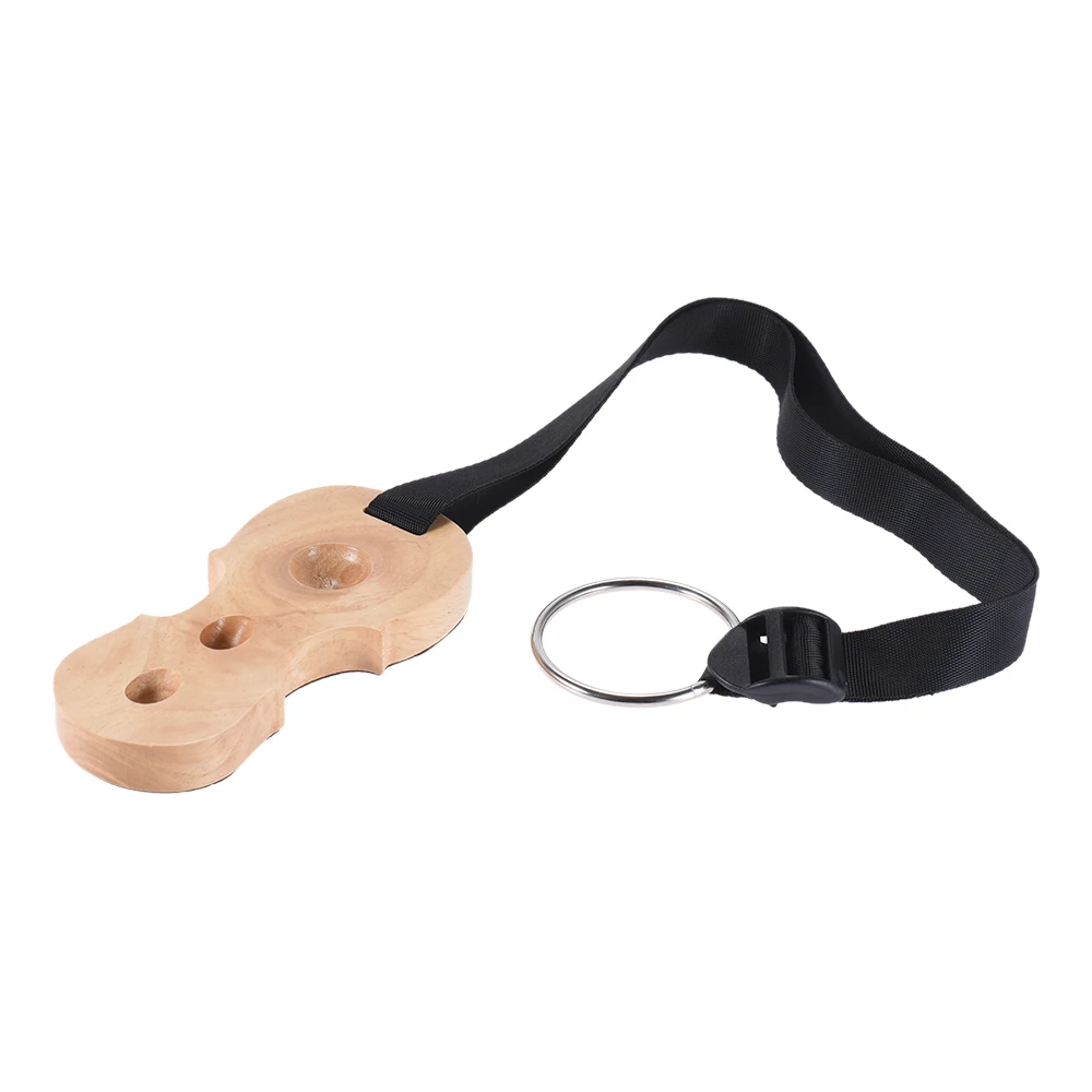 Cello Endpin Non-slip Stop Holder Rest Anchor Protector Pad Cello Shape Burlywood Color Solid Wood 13.9*6.7*1.7cm 106g 1 Piece