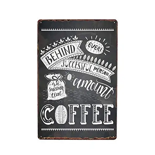 

Life Quotes About Coffee Retro Metal Plaque Vintage Tin Sign Cafe Bar Pub Poster Wall Decor Metal Tin Sign 8x12 Inch aasd-91