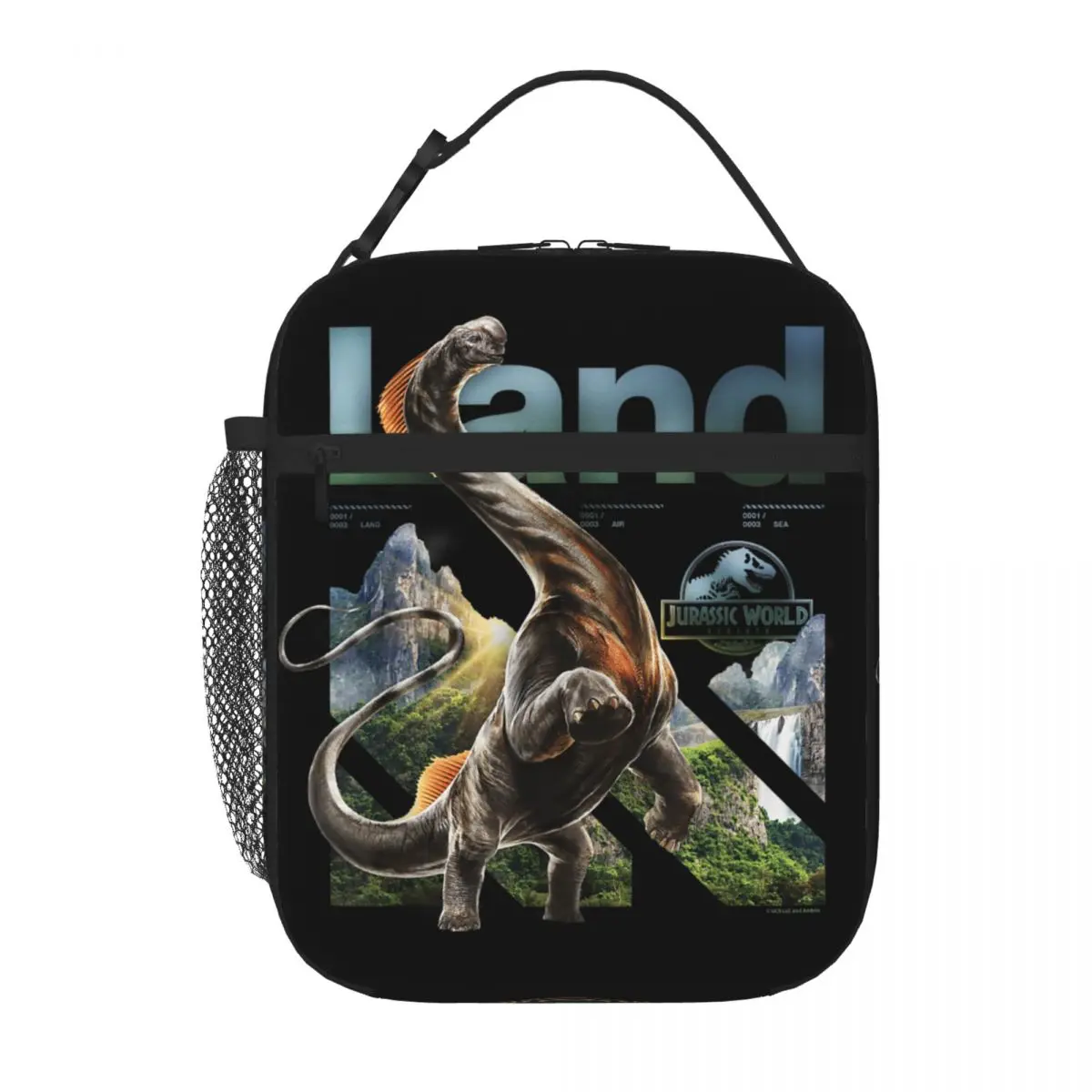 

Jurassic Rebirth Titanosaurus World Insulated Lunch Bag Land Dinosaur Food Container Reusable Thermal Cooler Bento Box For Work