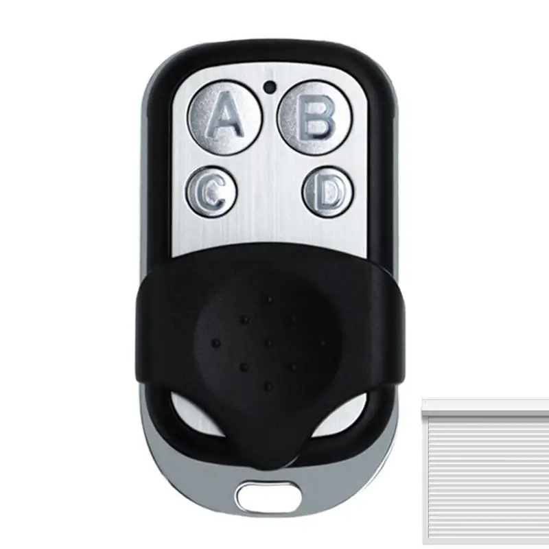 315/433MHZ Metal Four-key Electric Garage Door Key Wireless Copy Remote Control Metal 4-Button Universals Copy Code Controller