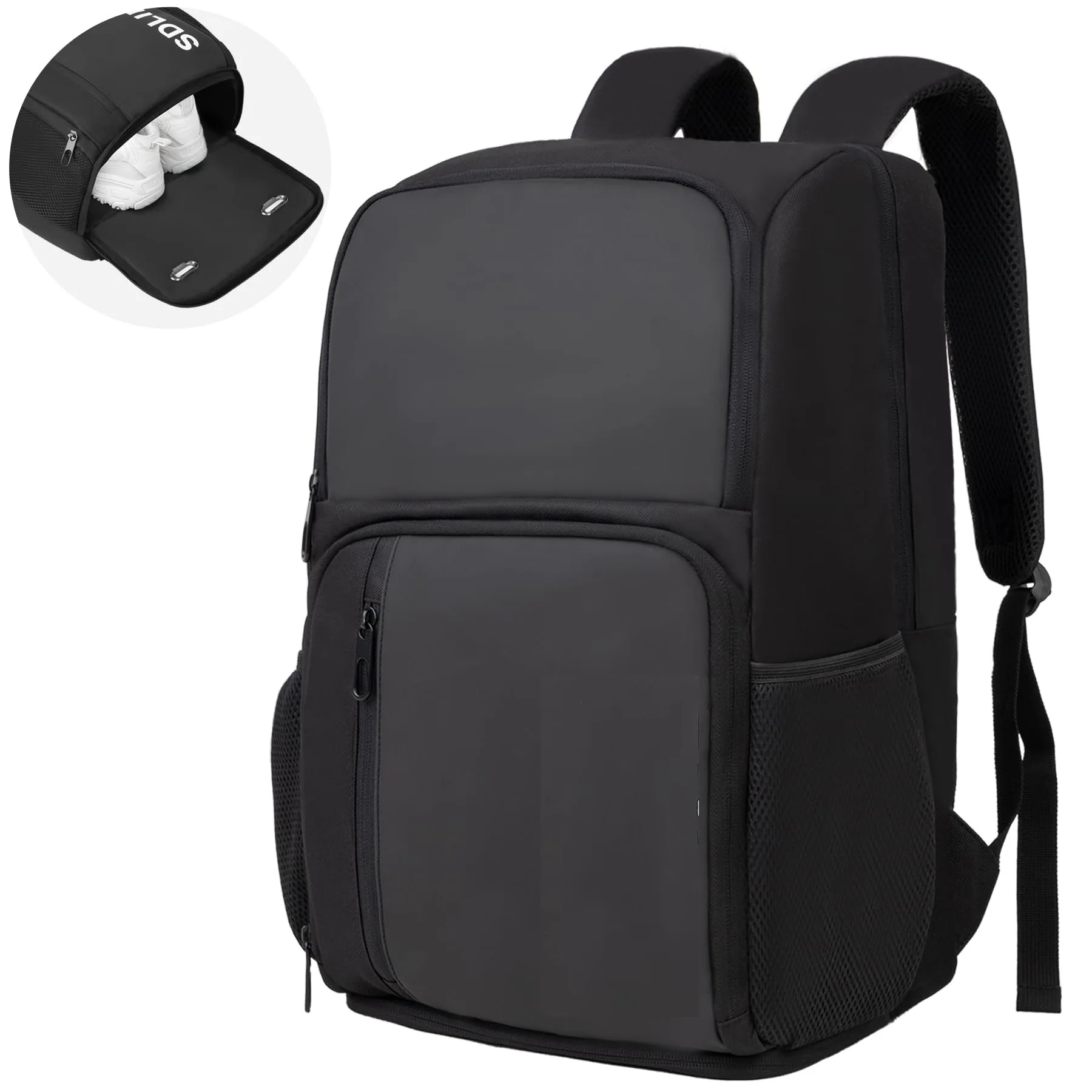 

LBS Pickleball Bag Fits 4 to 10 Paddles, Large Pickleball Backpack with Shoe Compartment and Fence Hook,Pickleball Gifts for Men