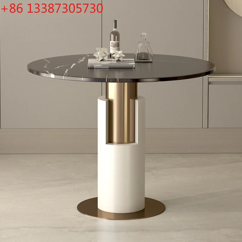 

Журнальный столик, стол для переговоров, легкий роскошный столик для дивана, угловой, небольшой, металлический, круглый.