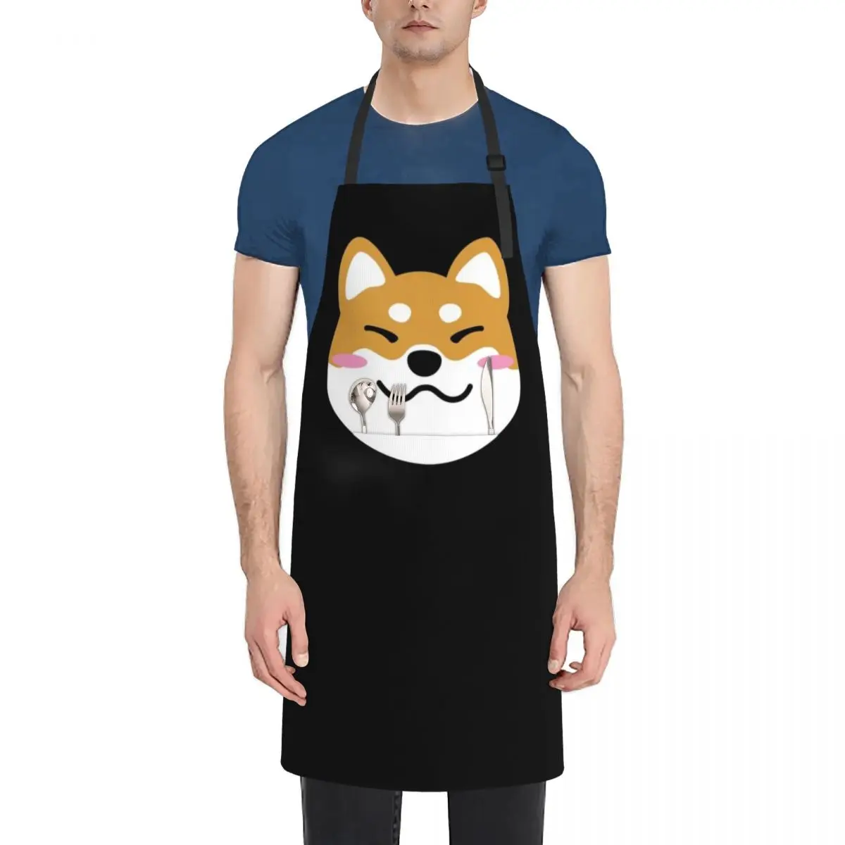 

Shiba Inu Dog Shibe Kawaii Cute Doge Apron Woman Work Barber christmas kitchen cloths Kitchen And Household Goods Apron