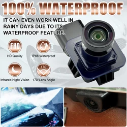 Rear View Backup Camera EB5Z‑19G490‑A IP68 Waterproof Assist Tool Replacement for Ford EXPLORER 2013‑2015