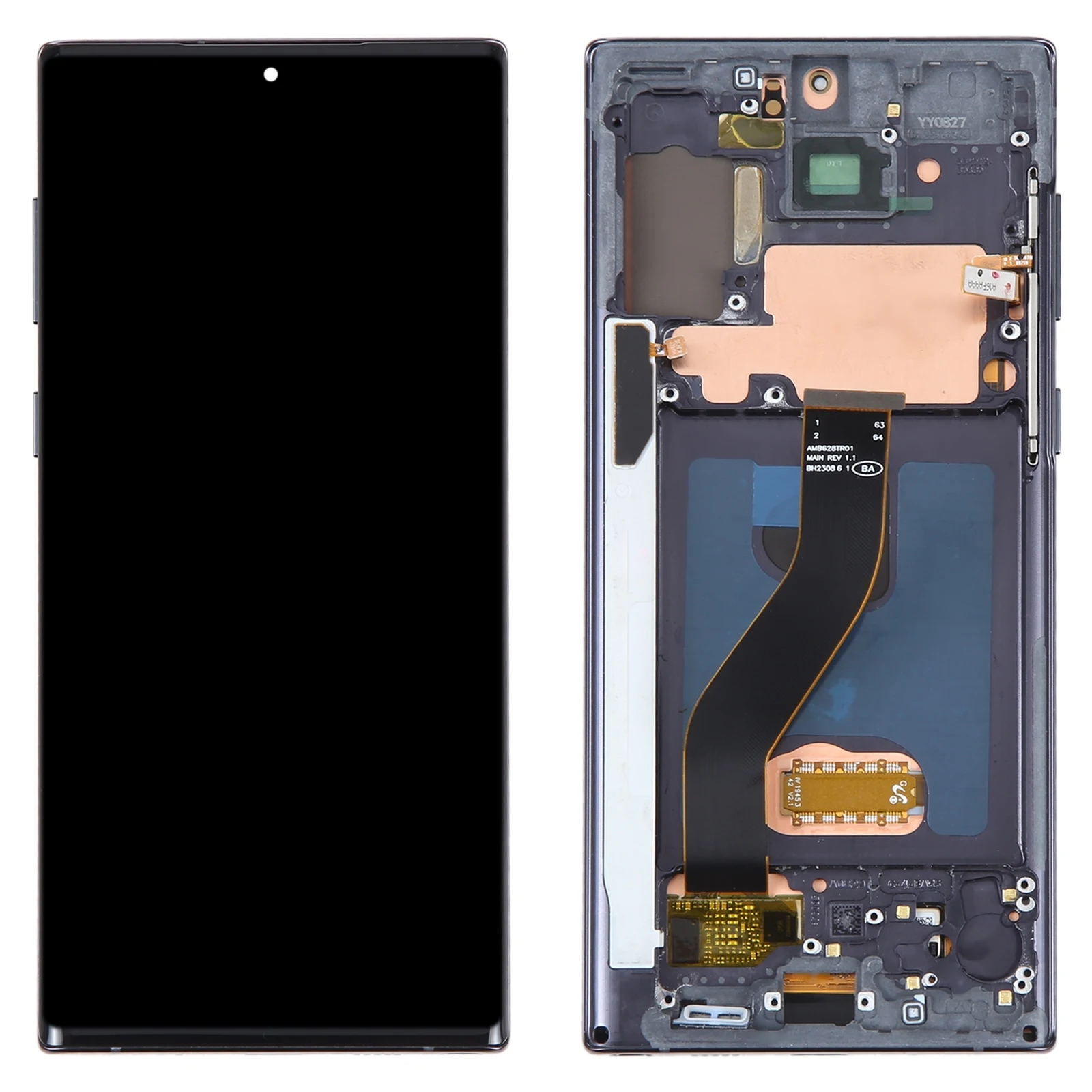 6.67 inch OLED LCD Screen for Samsung Galaxy Note10 SM-N970F Digitizer Full Assembly with Frame PhoneDisplay Repair Part