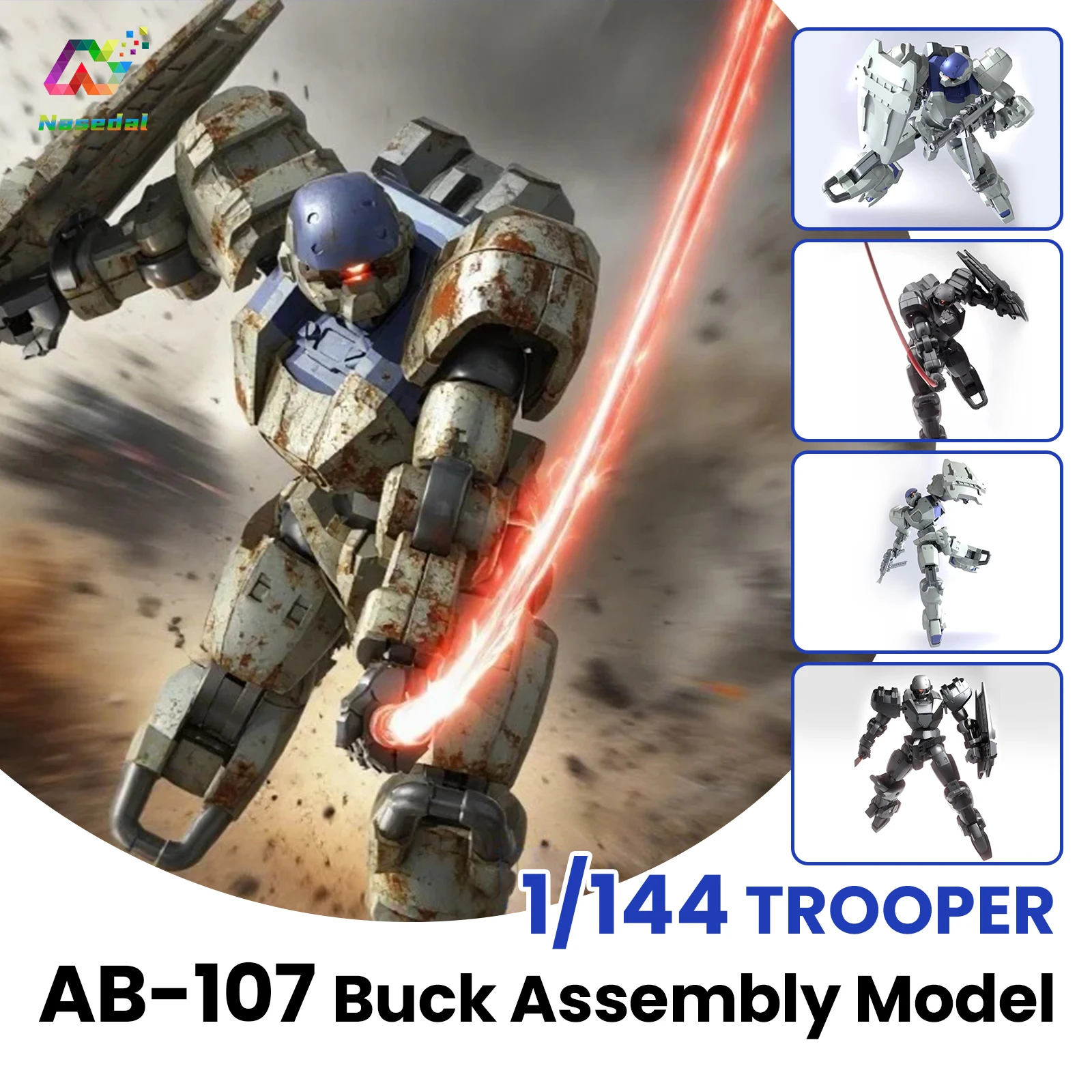 Sheik Mainland TROOPER AB-107 Buck 1/144 Assembly Model Kit Mass-Produced Trooper Assault Mecha Action Figure Hobby DIY