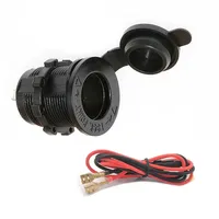 Car Cigarette Lighter Socket 12V 24V Adapte Plug Motorcycles Cigar Jack Multi Socket for Marine Boat Motorcycle Truck RV ATV