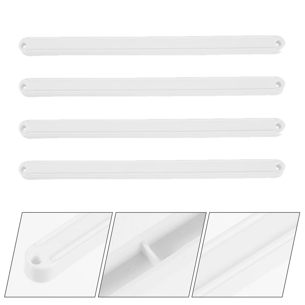 2 مجموعات درج السكك الحديدية 235 مللي متر دائم البلاستيك الجانب جبل الشرائح استبدال دليل السلس انزلاق الأثاث الملحقات