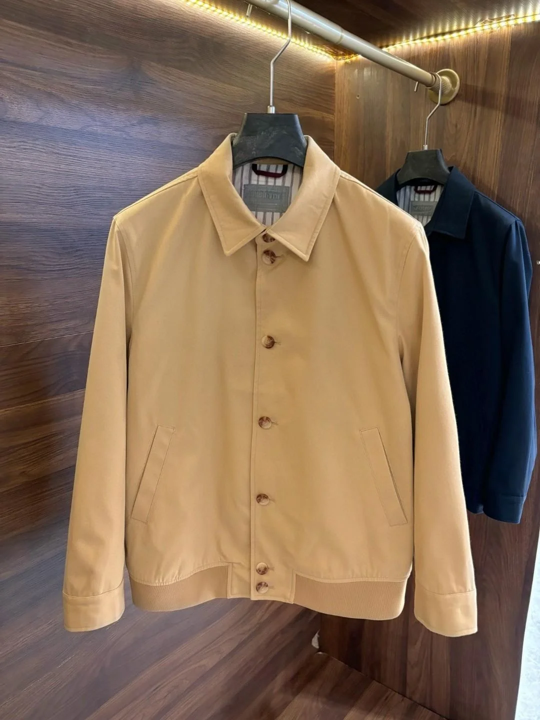 

BC Cotton Blend Blend Casual Lapel Short Jacket