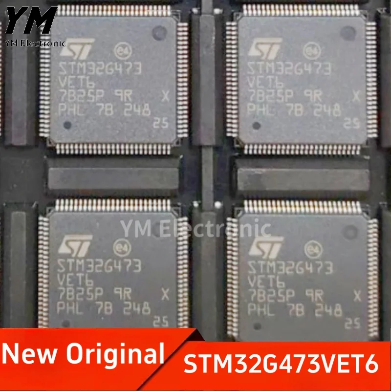 

New Original STM32G473VET6 LQFP-100 ARM Cortex-M4 32-bit Microcontroller MCU