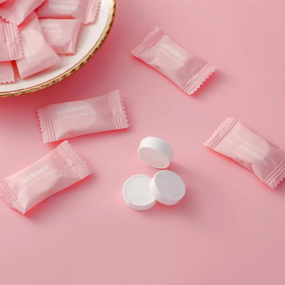 Compressed Towel Washcloth Disposable Face Towel Travel Square Facial Cleansing Towel Small Portable H4W5