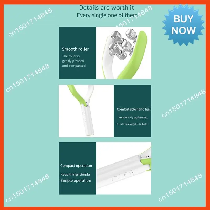 BISM EMS Microcurrent Roller Face-Slimming Artifact V-Face Beauty Gesichtsmassagegerät zum Straffen und Heben des Gesichts