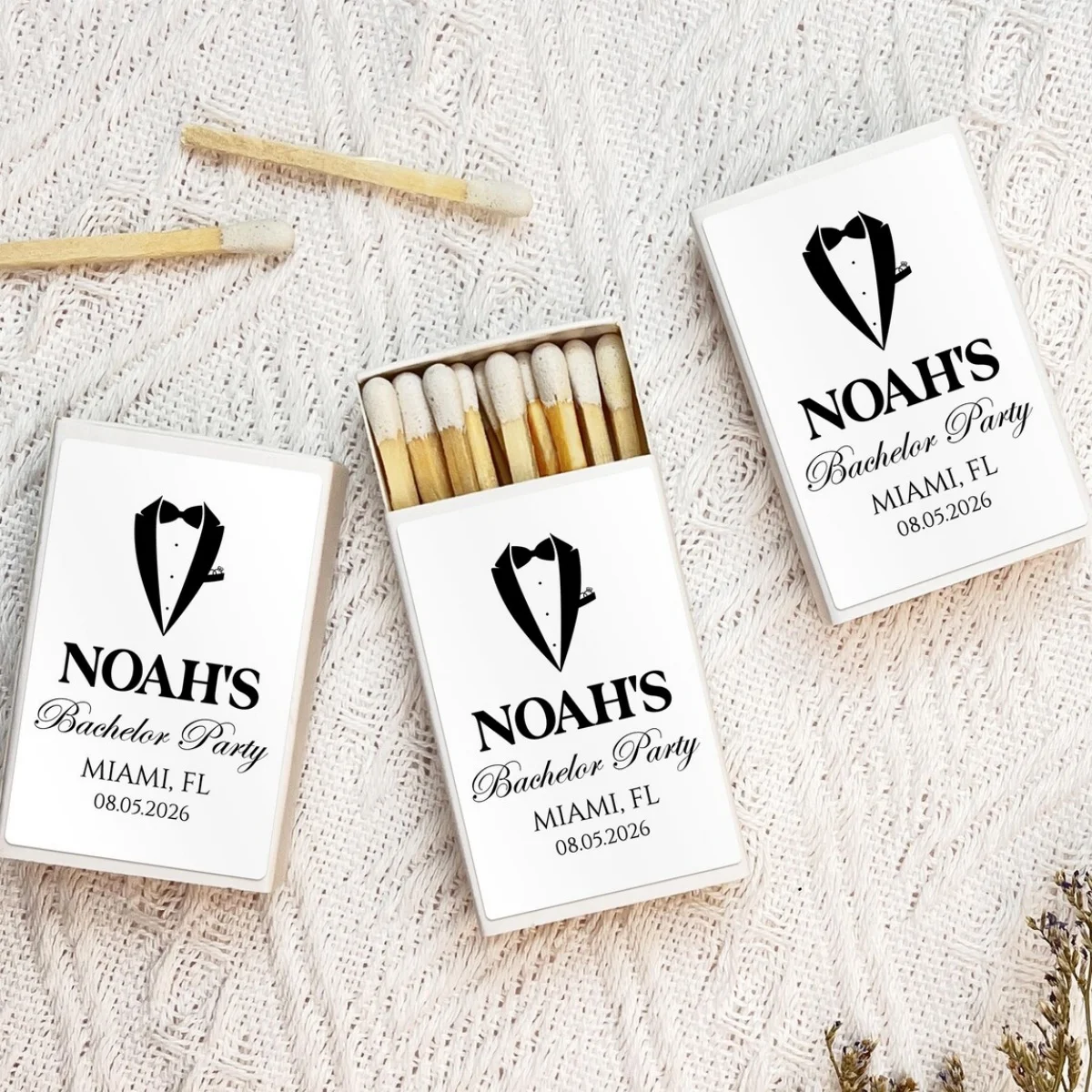 

Персонализированный массивный коробочка для мальчишника/сувениры для вечеринки в путешествии пауков оптом/индивидуальный спичечный коробочка для мальчишника/деидей для мальчишника/деше