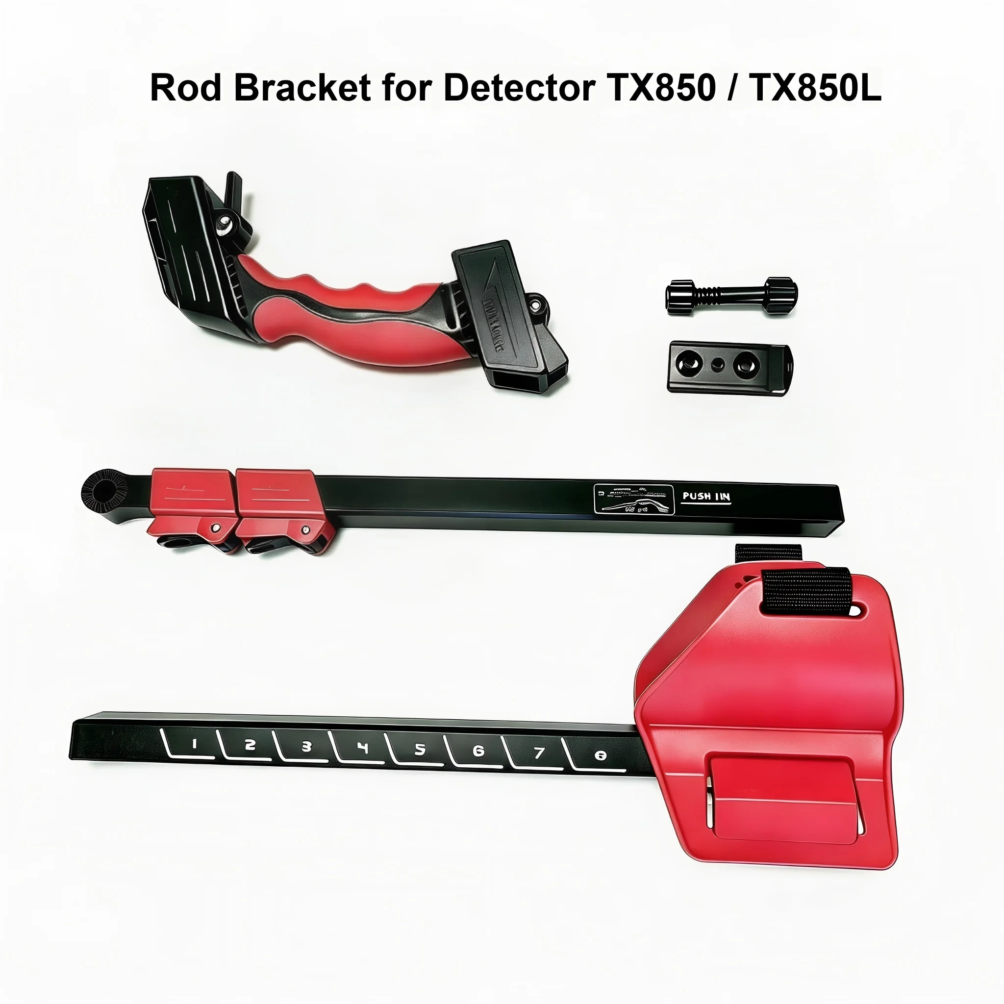 New Design Stand Armrest Rod Bracket DIY Replacement Assembly Part Accessories for TX850 TX850L Metal Detector