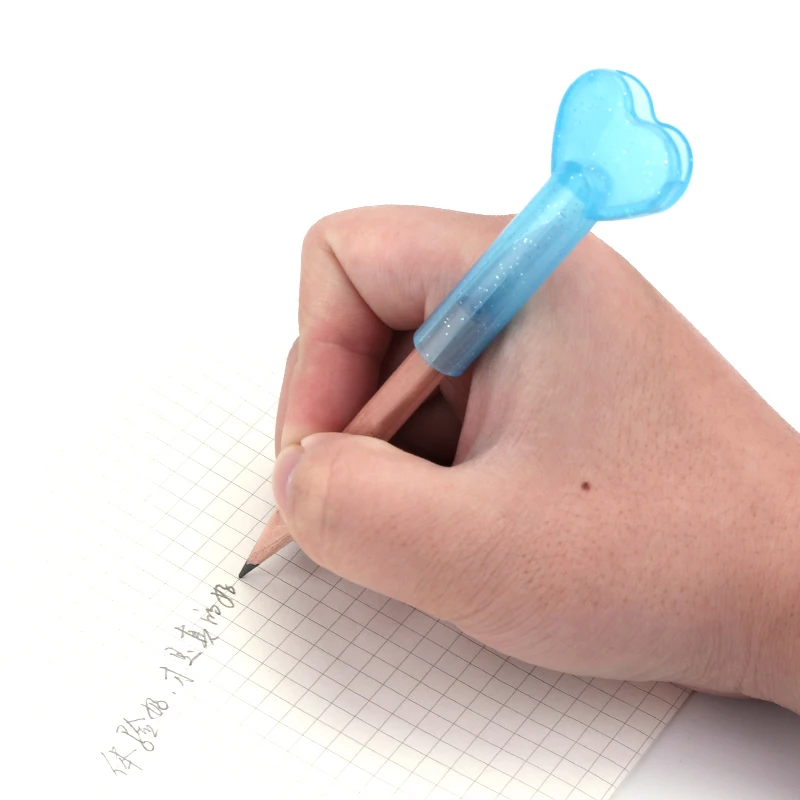 Tenwin-lápis capa protetora, caneta de plástico, lápis cor extensor, 3pcs