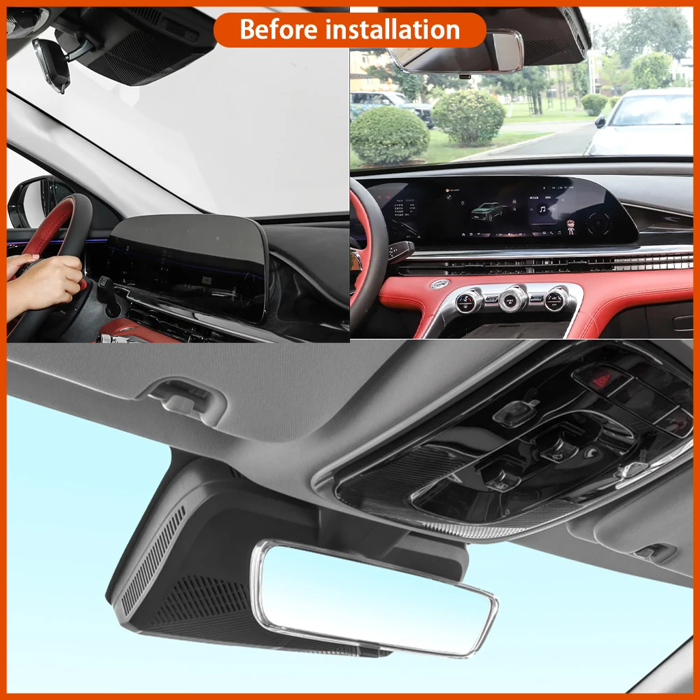 for Chery Omoda C9 9 Exeed RX Yaoguang 2022-2026 Video Recorder 4K DVR Dash Cam Wifi OEM Camera 170° Wide Angle Night Vision