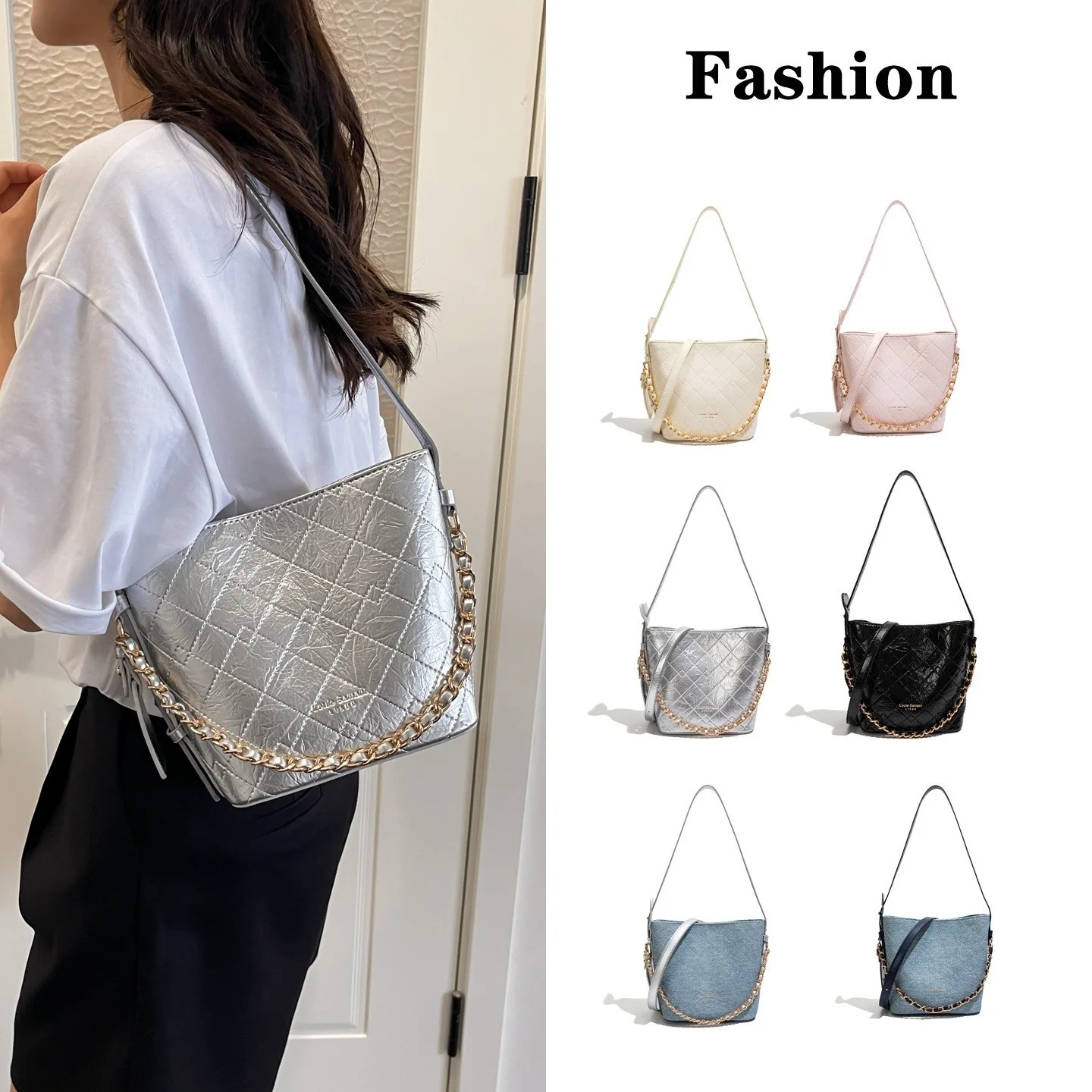 fashionable-retro-women's-underarm-bag-2026-new-style-versatile-crossbody-shoulder-bag-commuter-bucket-bag-diamond-pattern